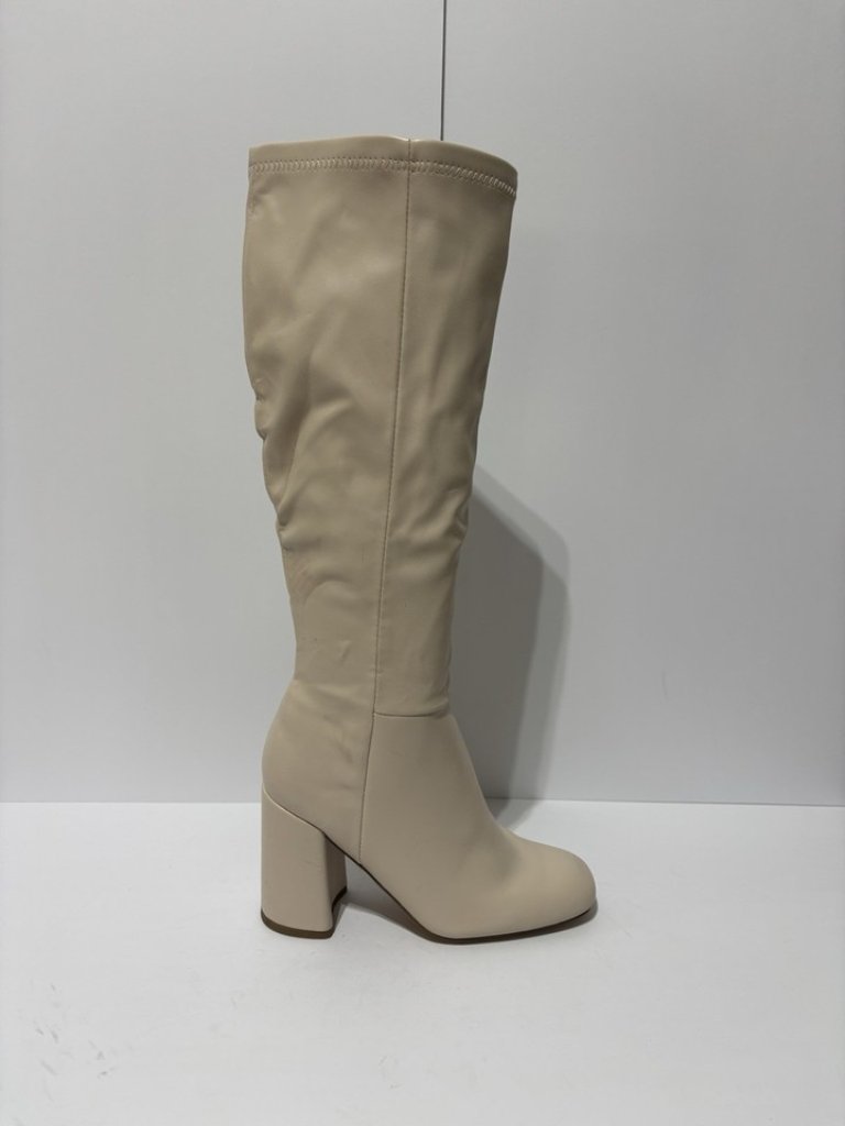 Madden Girl Women’s Winslow White Knee High Boots, Size 6 M